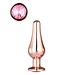 Dreamtoys GLEAMING LOVE ROSE GOLD PLEASURE PLUG S