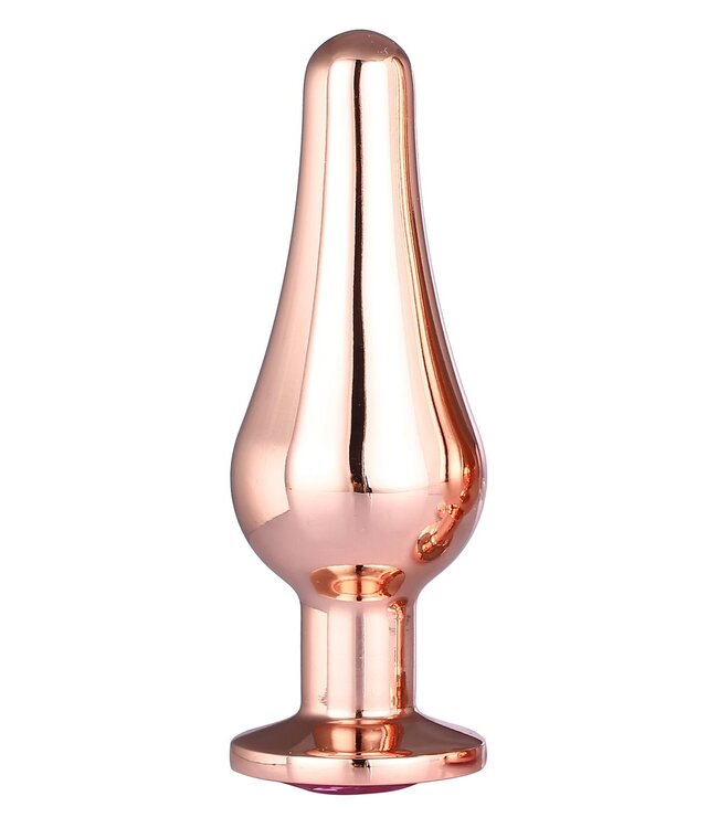 Dreamtoys GLEAMING LOVE ROSE GOLD PLEASURE PLUG S