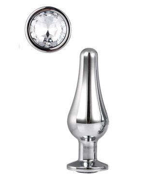 Dreamtoys GLEAMING LOVE SILVER PLEASURE PLUG S