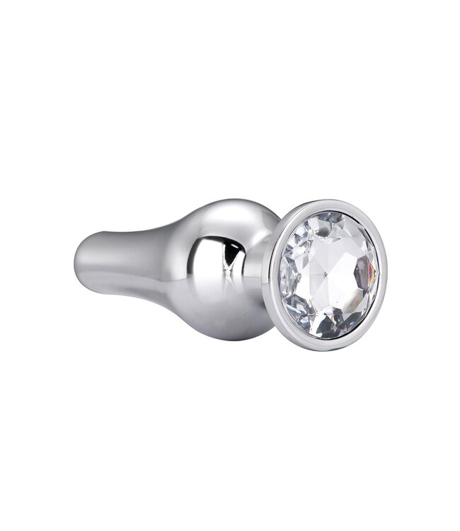 Dreamtoys GLEAMING LOVE SILVER PLEASURE PLUG S