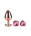 Dreamtoys GLEAMING LOVE ROSE GOLD PLUG SET