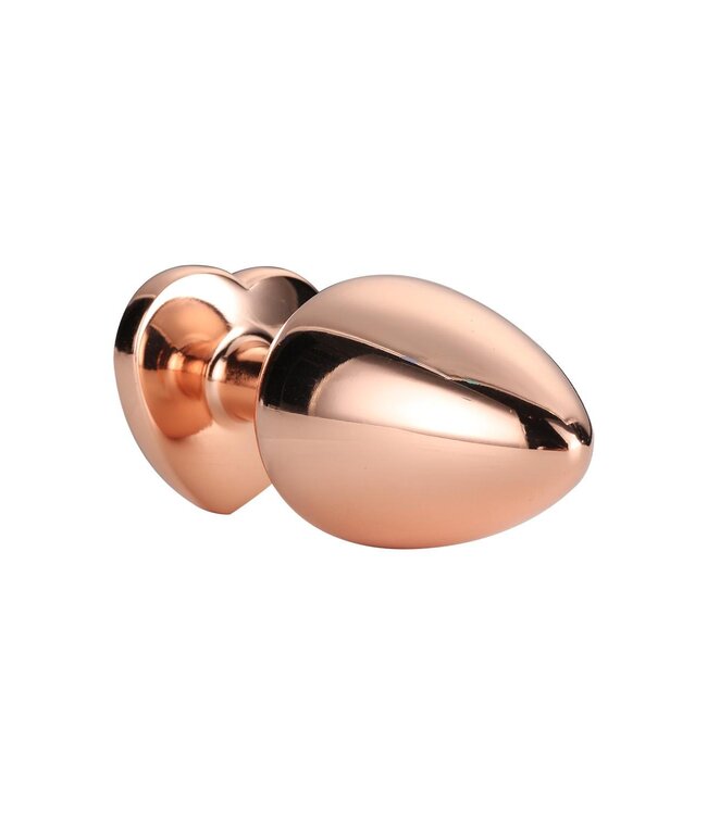 Dreamtoys GLEAMING LOVE ROSE GOLD PLUG LARGE