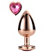 Dreamtoys GLEAMING LOVE ROSE GOLD PLUG MEDIUM