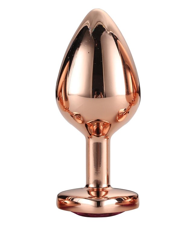 Dreamtoys GLEAMING LOVE ROSE GOLD PLUG MEDIUM