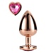 Dreamtoys GLEAMING LOVE ROSE GOLD PLUG SMALL