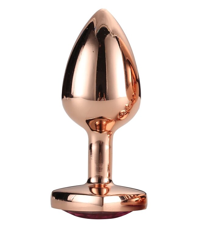 Dreamtoys GLEAMING LOVE ROSE GOLD PLUG SMALL