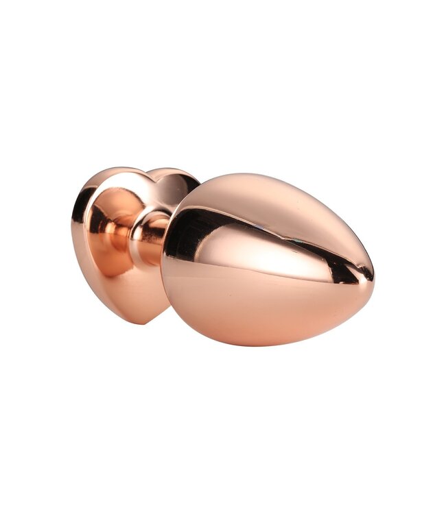 Dreamtoys GLEAMING LOVE ROSE GOLD PLUG SMALL