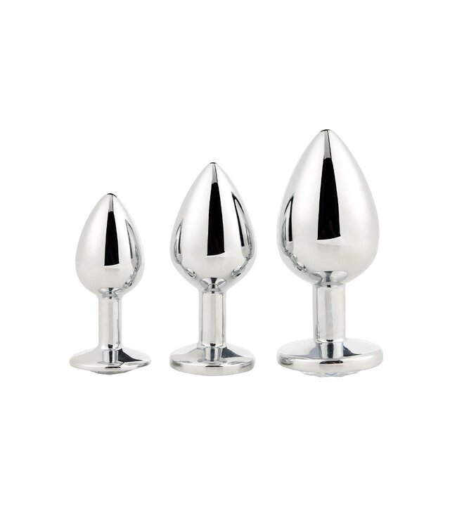 Dreamtoys GLEAMING LOVE SILVER PLUG SET