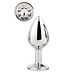 Dreamtoys GLEAMING LOVE SILVER PLUG MEDIUM