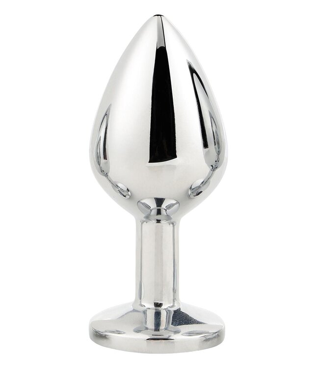 Dreamtoys GLEAMING LOVE SILVER PLUG MEDIUM