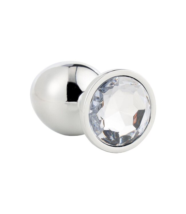Dreamtoys GLEAMING LOVE SILVER PLUG MEDIUM