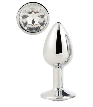 Dreamtoys GLEAMING LOVE SILVER PLUG SMALL