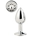 Dreamtoys GLEAMING LOVE SILVER PLUG SMALL