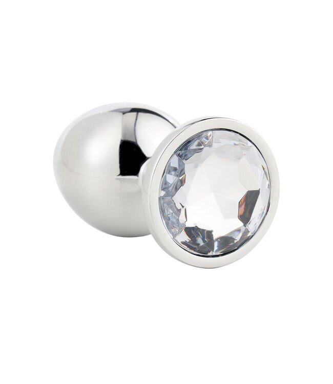 Dreamtoys GLEAMING LOVE SILVER PLUG SMALL