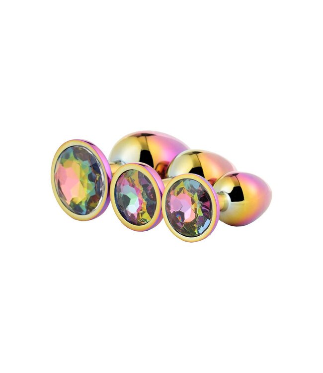 Dreamtoys GLEAMING LOVE MULTICOLOUR PLUG SET