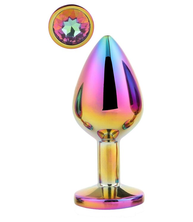 Dreamtoys GLEAMING LOVE MULTICOLOUR PLUG MEDIUM