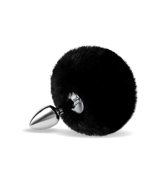 Whipsmart WHIPSMART 3 INCH FLUFFY BUNNY METAL PLUG WITH BLACK TAIL