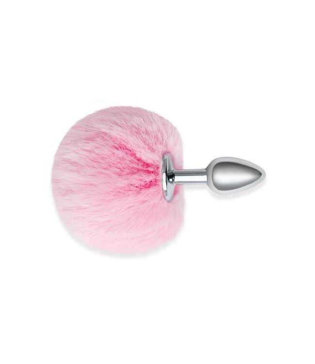 Whipsmart WHIPSMART 3 INCH FLUFFY BUNNY METAL PLUG WITH PINK TAIL