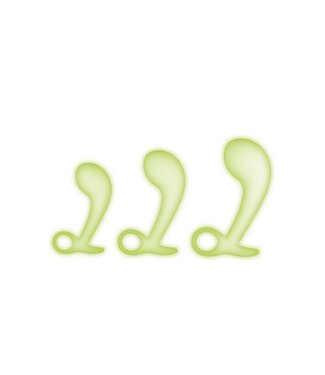 Whipsmart WHIPSMART 3 PCS GLOW IN THE DARK PROSTATE TRAINING KIT