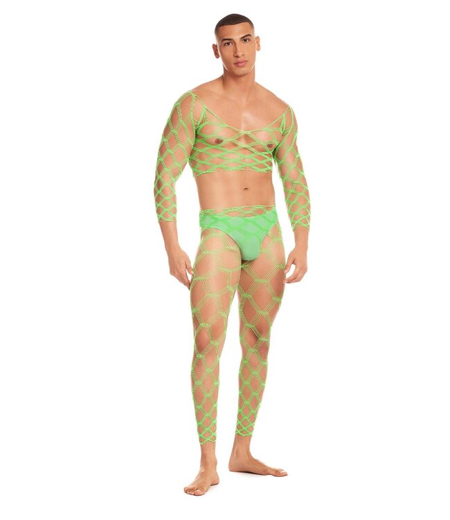 Rainbow Party RAINBOW PARTY FUTURE MODE 3 PCS SET GREEN, L/XL