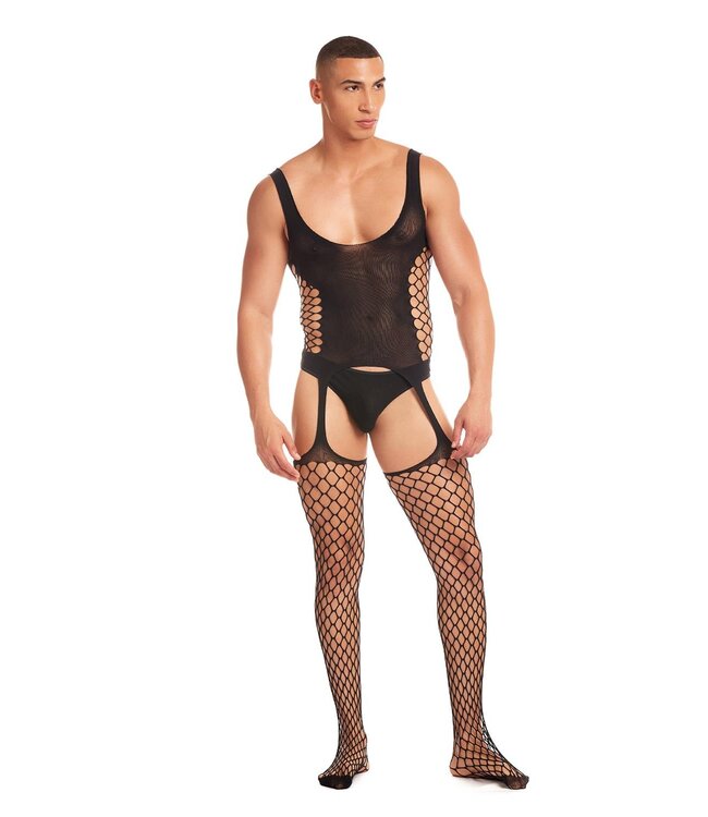 Rainbow Party RAINBOW PARTY GALAXY D 2 PCS SET BLACK, L/XL