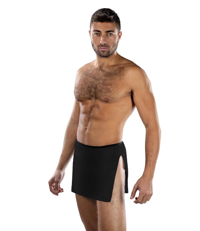 Envy Menswear ENVY BULGING BLOSSOM LACE SKIRT BLACK, OS