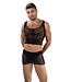Envy Menswear ENVY FISHNET ARMOR 2 PIECE SET BLACK, OS
