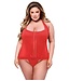 Baci Lingerie BACI BUSTIER RED, 3X/4X