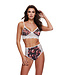 Baci Lingerie GREY FLORAL & LACE BRA SET, M/L