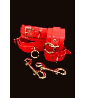 Kinky Diva KINKY DIVA WRIST & THIGH CUFFS RED