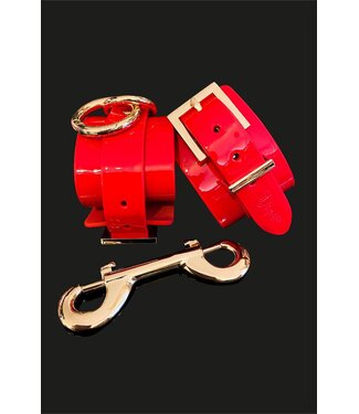 Kinky Diva KINKY DIVA ANKLE CUFFS RED