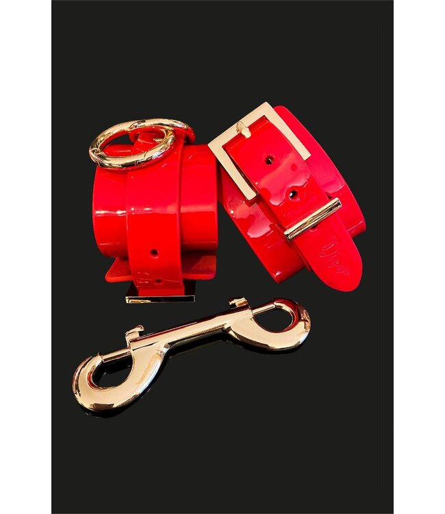 Kinky Diva KINKY DIVA ANKLE CUFFS RED