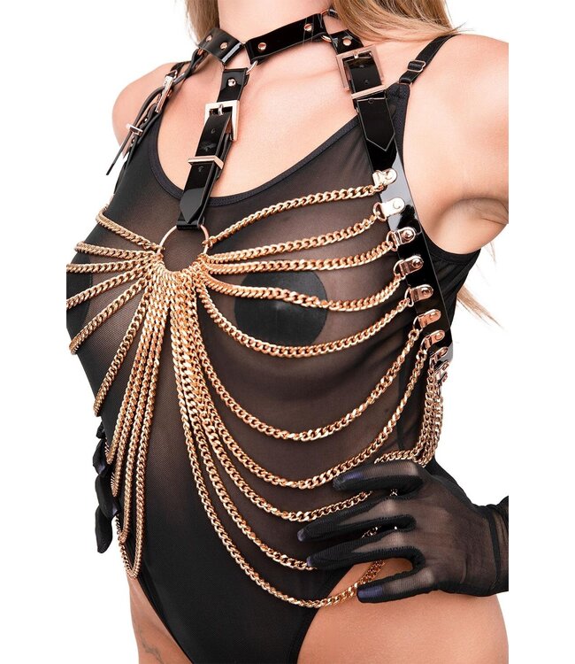 Kinky Diva KINKY DIVA BUCKLED CHAIN TOP BUCKLED CHAIN TOP