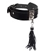 Kinky Diva KINKY DIVA TEASING TASSEL COLLAR BLACK/SILVER