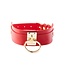 Kinky Diva KINKY DIVA O-RING COLLAR RED/GOLD