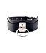 Kinky Diva KINKY DIVA O-RING COLLAR BLACK/SILVER