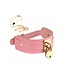 Kinky Diva KINKY DIVA HEART LOCK & KEY COLLAR PINK/GOLD