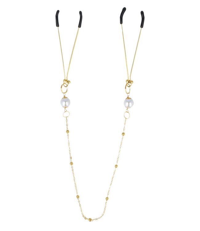 Virgite VIRGITE NIPPLE CLAMPS WITH CHAIN AND BEADS