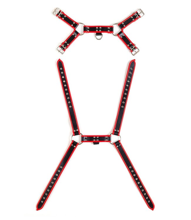 Virgite VIRGITE  MAN BONDAGE BODY HARNESS MOD. 1 BLACK