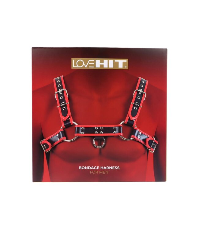Virgite VIRGITE  MAN BONDAGE BODY HARNESS MOD. 1 BLACK
