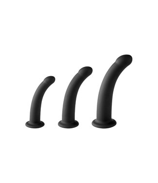 Virgite VIRGITE  SET OF 3 DILDOS SIZES S M L BLACK