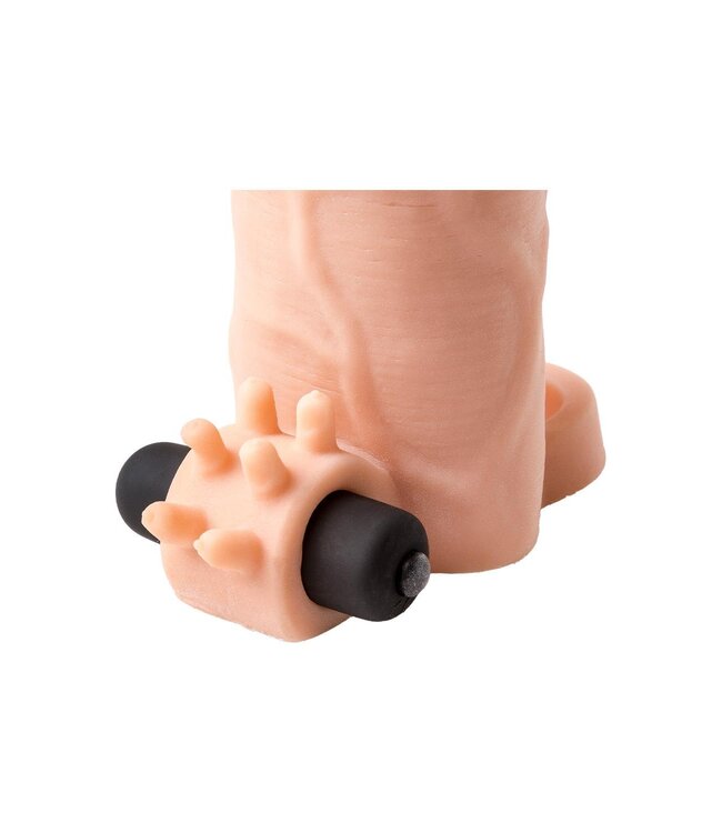 Virgite VIRGITE S6 REALISTIC VIBRATING PENIS SLEEVE S6 21 CM FLESH