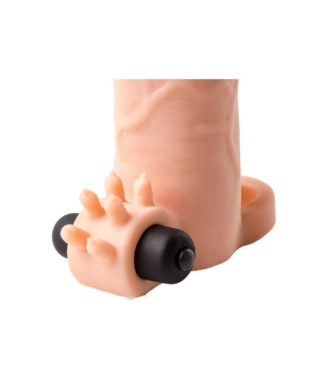 Virgite VIRGITE S5 REALISTIC VIBRATING PENIS SLEEVE S5 19 CM FLESH
