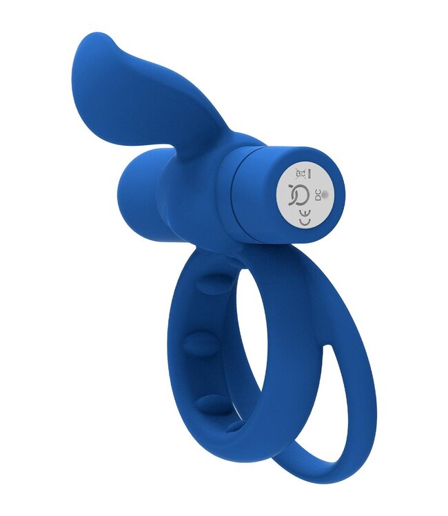 Forto FORTO POINTER VIBRATING COCKRING BLUE