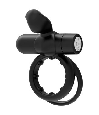Forto FORTO POINTER VIBRATING COCKRING BLACK