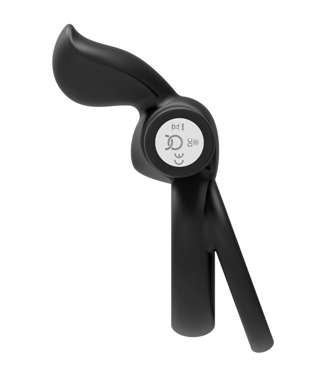 Forto FORTO POINTER VIBRATING COCKRING BLACK