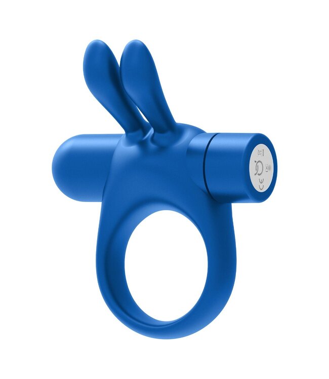 Forto FORTO BUNNY VIBRATING COCKRING BLUE