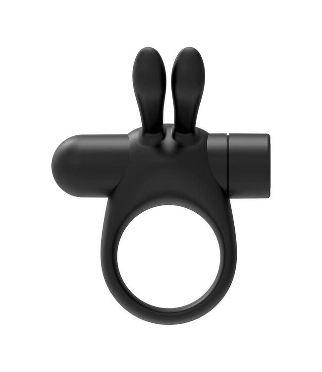 Forto FORTO BUNNY VIBRATING COCKRING BLACK