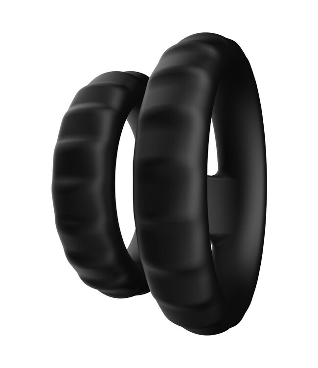 Forto FORTO F-43 TIERED COCK AND BALL RING BLACK