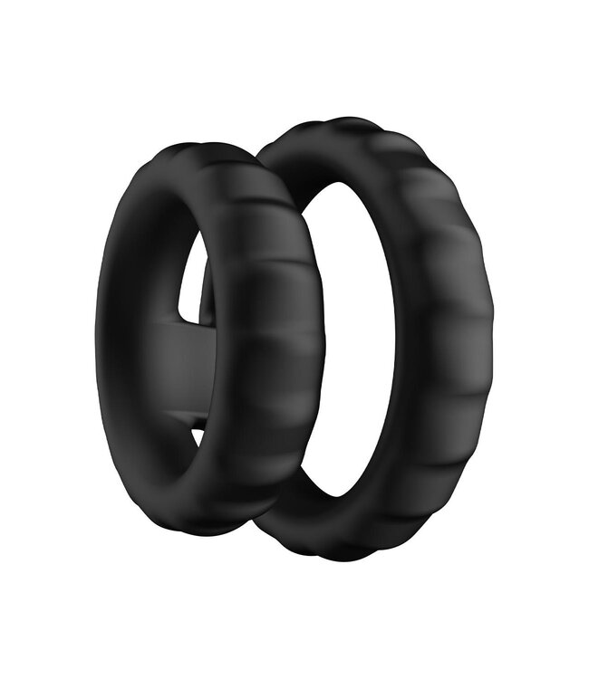 Forto FORTO F-43 TIERED COCK AND BALL RING BLACK